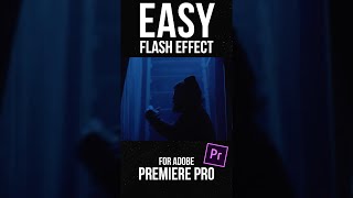 Quick FLASH EFFECT For Adobe Premiere Pro  Shorts [upl. by Eirrak]