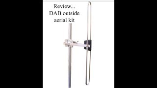 Review  DAB outside folded dipole aerial kit [upl. by Davon]