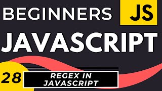 Regex Javascript  Regular Expressions in JavaScript [upl. by Eevets]