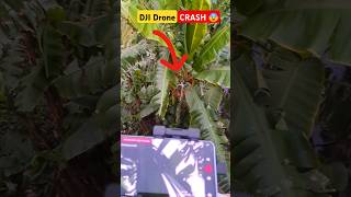 DJI Drone Crash landing 😰 dji crash shorts [upl. by Kaela]