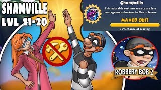 Robbery Bob 2 All Level 3 Stars  Shamville  120 END Level Eight AB [upl. by Larimer333]