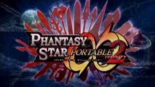 Phantasy Star Portable 2 Infinity PlayStation Portable  PSP Title Screen [upl. by Desimone]