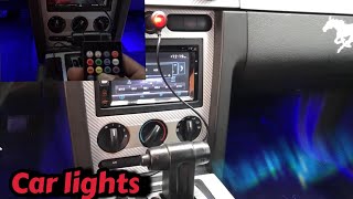 How to install Car Interior RGB LED Strip Lights [upl. by Abbotsen]