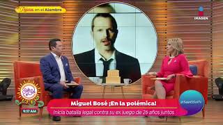 ¡Miguel Bosé inicia batalla legal en contra de su ex  Sale el Sol [upl. by Roose]