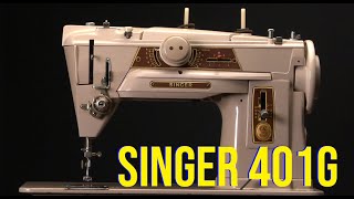 Singer 401g naaimachine introductie – Dutch Nederlands [upl. by Victoir]