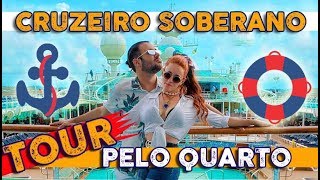 TOUR PELA CABINE DO CRUZEIRO  NAVIO SOBERANO PULLMANTUR  CVC 2019 [upl. by Dez]