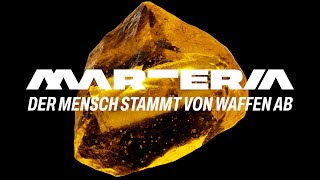 Marteria  Der Mensch stammt von Waffen ab Offizielles Lyric Video [upl. by Shirl]