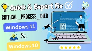 FIXED critical process died windows 11  10  How to fix critical process died windows 11  10 [upl. by Witcher]