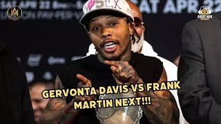 BREAKING NEWS GERVONTA DAVIS VS FRANK MARTIN THIS SUMMER ACCORDING TO MIKE COPPINGER [upl. by Edric]