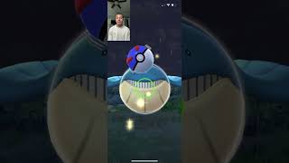 one captured of a wailmer in Pokémon go [upl. by Laddy]