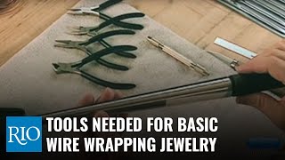 Tools Needed for Basic Wire Wrapping Jewelry [upl. by Oirram]