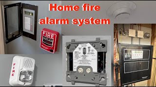 Home fire alarm system install Notifier NFS320 Detectors Lseries and annunciator Part 5 [upl. by Sim607]