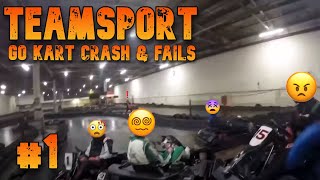 TeamSport Go Kart crash amp fails Compilation 1 [upl. by Nitsug]