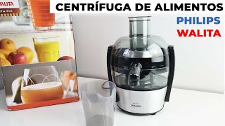 CENTRÍFUGA DE ALIMENTOS PHILIPS WALITA VIVA 500W [upl. by Ydnac]