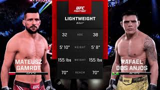 FULL FIGHT  Mateusz Gamrot Vs Rafael dos Anjos UFC 299 [upl. by Morentz48]