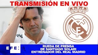 Rueda de prensa de Santiago Solari [upl. by Studner808]