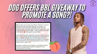 DDG’s BBL Giveaway Promo Smart Move or Unnecessary [upl. by Sybil]