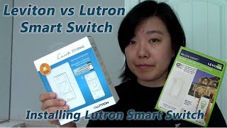 Leviton vs Lutron Smart Switch Review  Installing Lutron Caseta Wireless [upl. by Ydisac]