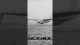 “Accidental” takeoff of the Spruce Goose flying boat [upl. by Aelram]