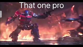 Optimus prime meme [upl. by Nirrad989]