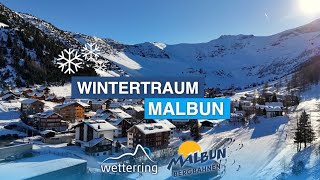 Wintertraum in Malbun  Wetterring Regionalwetter 11012024 [upl. by Ridan]