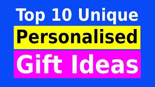 10 Best Personalised Gift Ideas  Gifting Ideas for HerHim  Customized Gifts Ideas for Birthday [upl. by Marline]