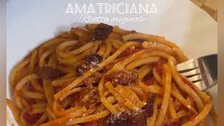 La vera ricetta della Amatriciana [upl. by Atteroc663]