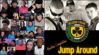 REACTION COMPILATION  House of Pain  Jump Around  Reaction Mashup [upl. by Homans]