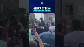 💎NUOVO OMAGGIO A D10S💎🔵sscnapoli conte maradona napolimonza monza stadiomaradona seriea [upl. by Ahsinel]