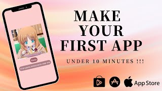 How To Make Your First App  Under 10 Minutes  Thunkable Tutorial [upl. by Noiramaj]