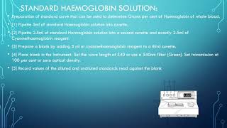 HB Estimation by Colorimetric method [upl. by Janela]