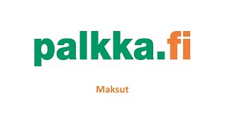 Palkkafi kotitalouksille maksut 45 [upl. by Eirol]