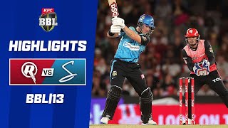 Melbourne Renegades v Adelaide Strikers  BBL13 [upl. by Lenes]