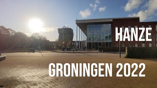 Walking in Groningen 🇳🇱  Hanze University 2022 [upl. by Urdna205]