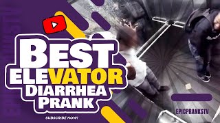 Best Fart In elevator Prank shit explosion [upl. by Raskin]