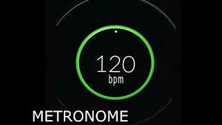 120 BPM Beats Per Minute Metronome Click Track HiQ [upl. by Adiuqram683]