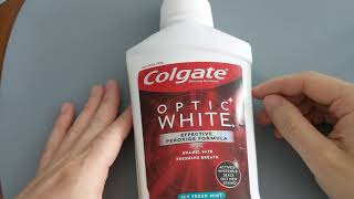 Colgate Optic White Mouthwash Review  Pros amp Cons [upl. by Dannel]