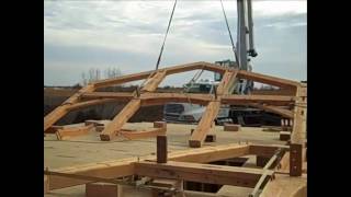 Timber Framing Clydesdale Frames Compg [upl. by Talanian978]