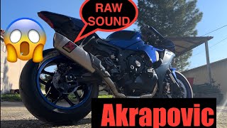 FLYBY YAMAHA R1 2023 WITH AKRAPOVIC SBK EXHAUST [upl. by Annat]