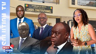 CONTROLE DES PARRAINAGES CONSEIL CONSTITUTIONNEL SENEGAL [upl. by Nairod]