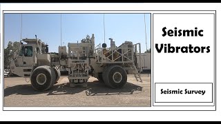 Seismic Vibrator  Seismic Survey Vibratory Buggy [upl. by Hickie]