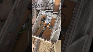 MAINS electric supply cable and meter cupboard transfer  DIY electrical home improvement [upl. by Krutz]