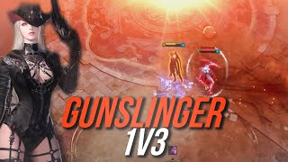 LOST ARK GUNSLINGER 1v3 PvP  DEADLY [upl. by Nhguavad]