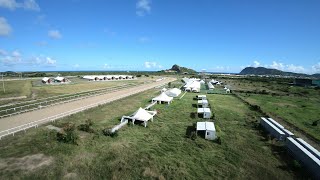 Horse racing facility at Vieux Fort St Lucia [upl. by Eitsim]