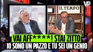 Volano gli stracci tra Tommaso Cerno e Barenghi litigata epica in diretta tv [upl. by Nosyarg]