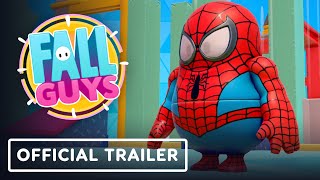 Fall Guys x SpiderMan  Official Collaboration Trailer [upl. by Hanni156]