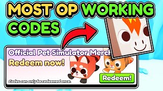 😱NEW UPDATE CODES IN PET SIMULATOR 99 UPDATE ROBLOX PET SIMULATOR 99 UPDATE CODES [upl. by Rene]