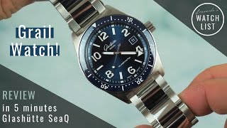 Review in 5 Minutes Glashütte Original SeaQ 395 mm [upl. by Attennyl]