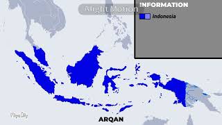 The Power of Indonesia  Country Mapping  Fake War  mapping indonesia history alternative [upl. by Amorete]