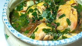 LAMI KAAU Kinamunggayang Manok Recipe  Panlasang Pinoy [upl. by Alyhs]